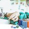 72 Pieces 36 Colors Prewound Bobbins and Thread Spools for Hand & Machine Sewing, Emergency and Travel, DIY and Home, 36 Colors 400 Yards per Polyester Thread Spools